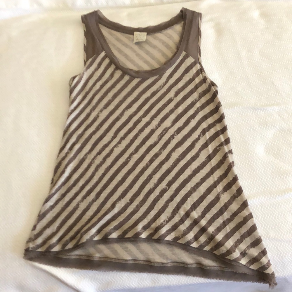 Striped Ella Moss top